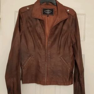NWOT faux leather jacket